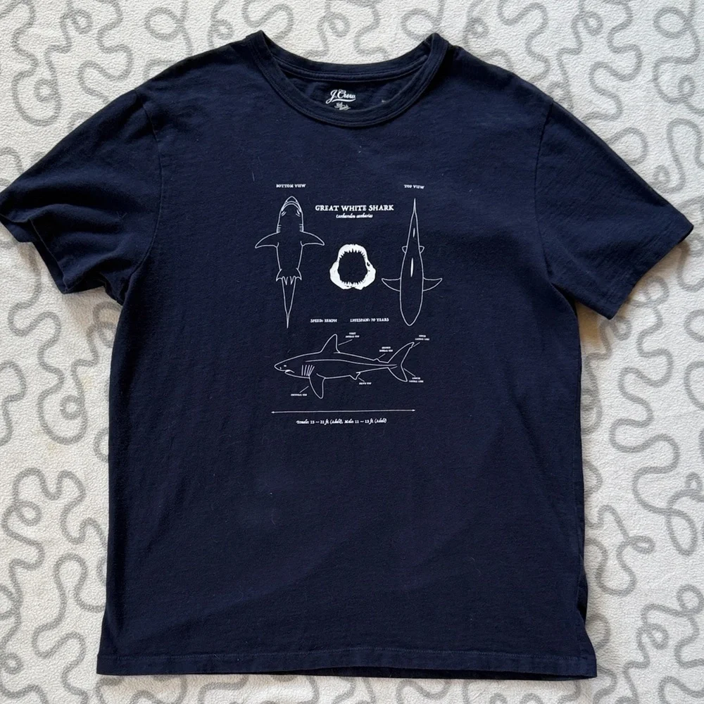 J. Crew Great White Shark Tee